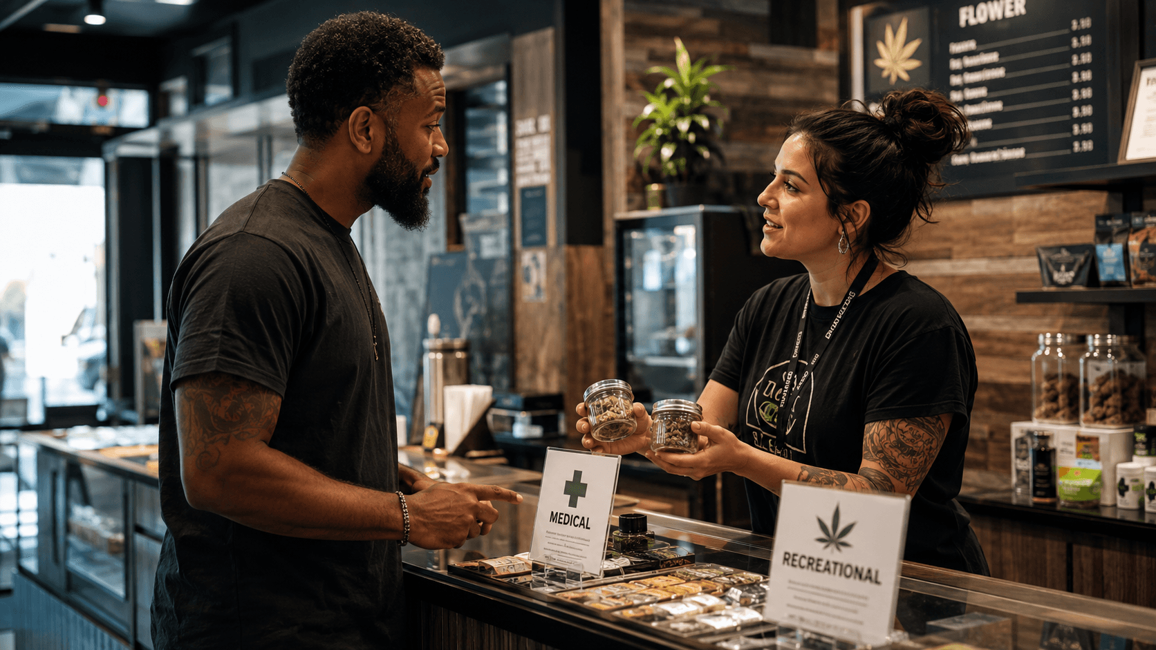 Medical vs recreational dispensary in Colorado Springs
