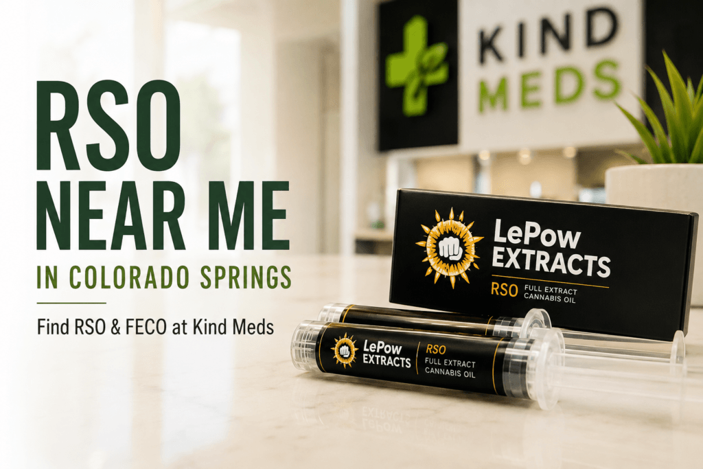 RSO Near Me Colorado Springs: Check Availability Before You Visit